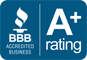 BBB Accredited - A+ rating